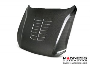 Ford Mustang GT500 Double Sided Hood - Carbon Fiber (2018-2019) Ford Mustang GT500 Double Sided Hood - Carbon Fiber (2018-2019)